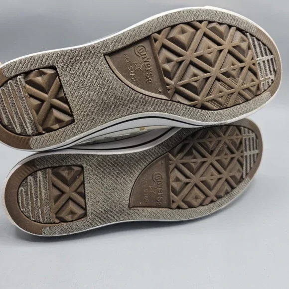 Converse High Top Flower Confetti Shoes Sneakers Size Women's 9 Mens 7 - Picture 16 of 16